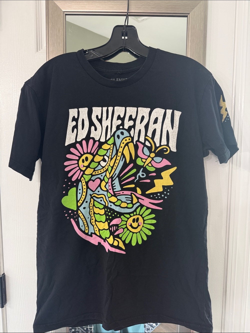 Ed Sheeran Black Short-Sleeve Graphic Tee